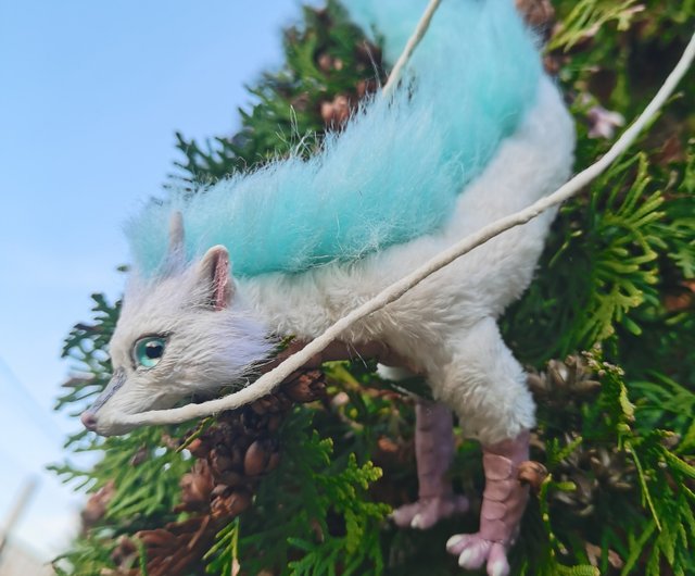 ベビーハクドラゴンファンタジーアートドールポーズ可能ひげポーズ可能