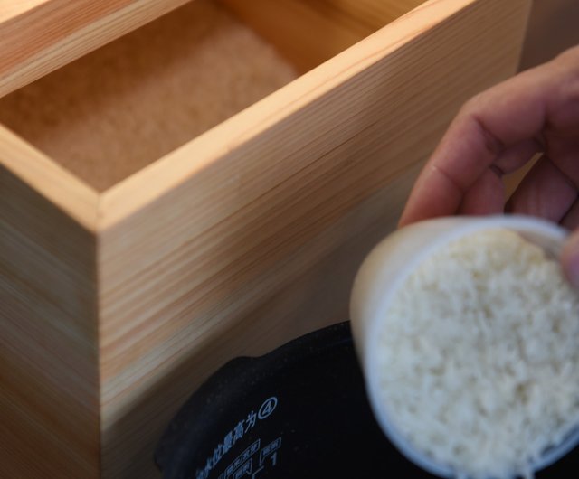 Japanese cypress rice box small kitchen grain snack storage box  moisture-proof and insect-proof storage box - Shop CHONG Storage - Pinkoi