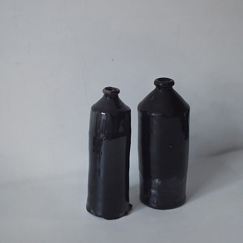 明清 北方黑釉酒瓶 古民窯COLLECT 大好設計河山 - 花瓶/花器 - 瓷 