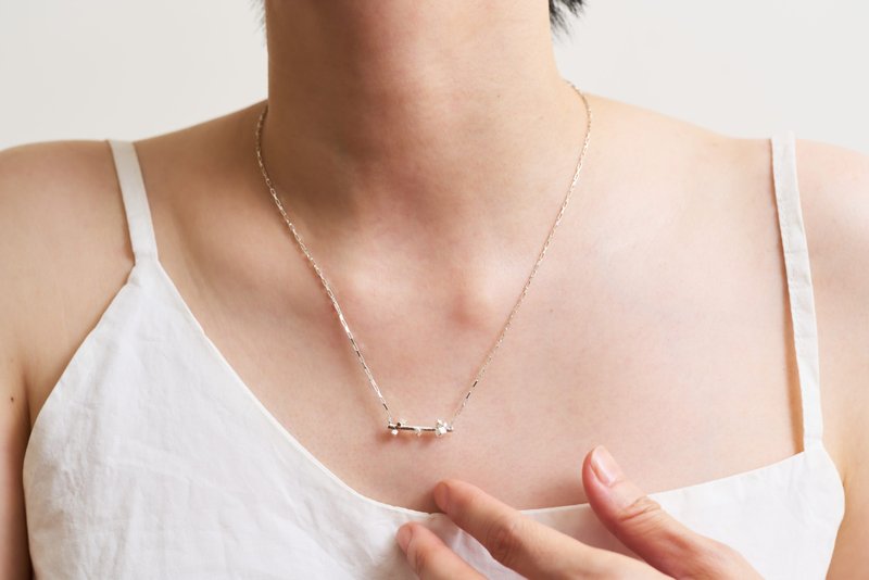 cubes together necklace | 群生立方 項鍊 - 項鍊 - 銀 銀色