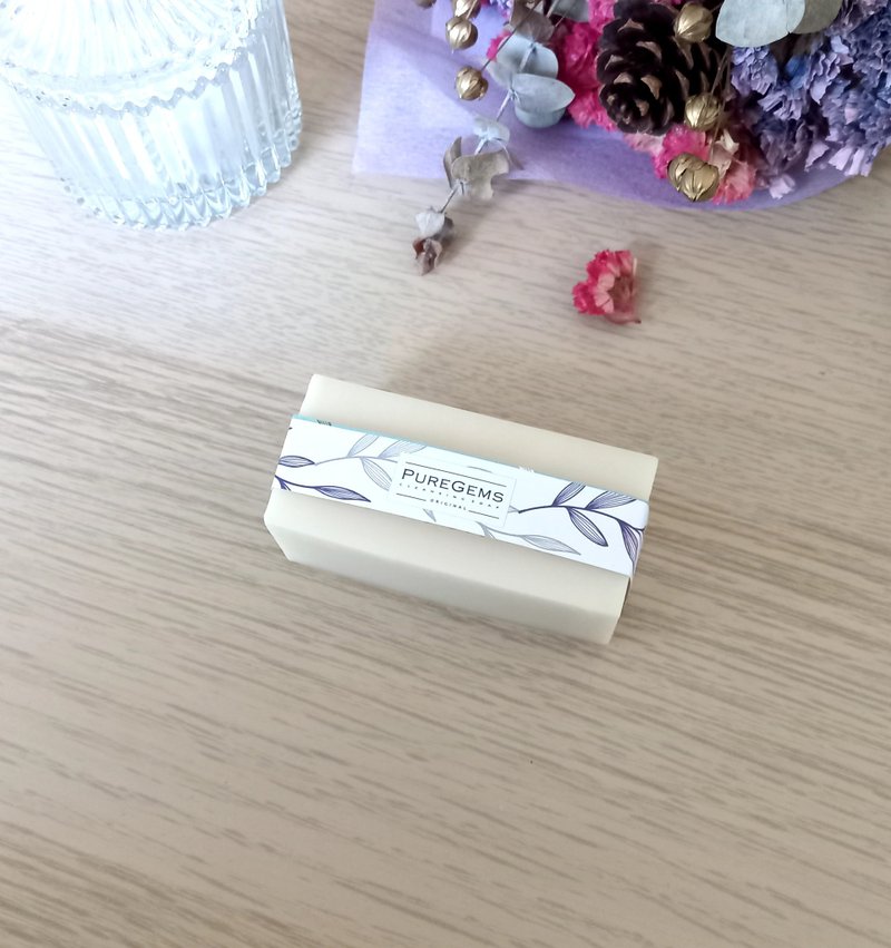 PUREGEMS 酪梨可可脂。玫瑰天竺葵。手工小皂/一般及乾性膚質適用 - 肥皂/手工皂 - 其他材質 