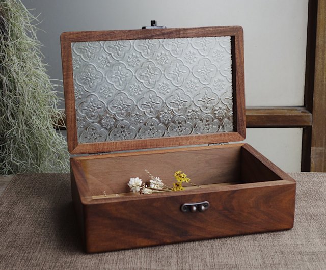 木箱 コレクション箱 岩石 石アート 化石 作品 陶器 収納 収集