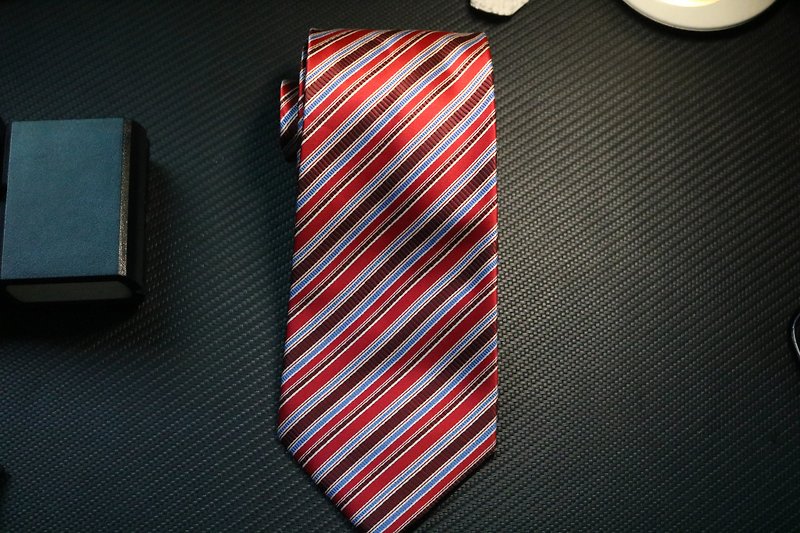 Black mosaic business silk tie / yuppie handsome man - Ties & Tie Clips - Silk Multicolor