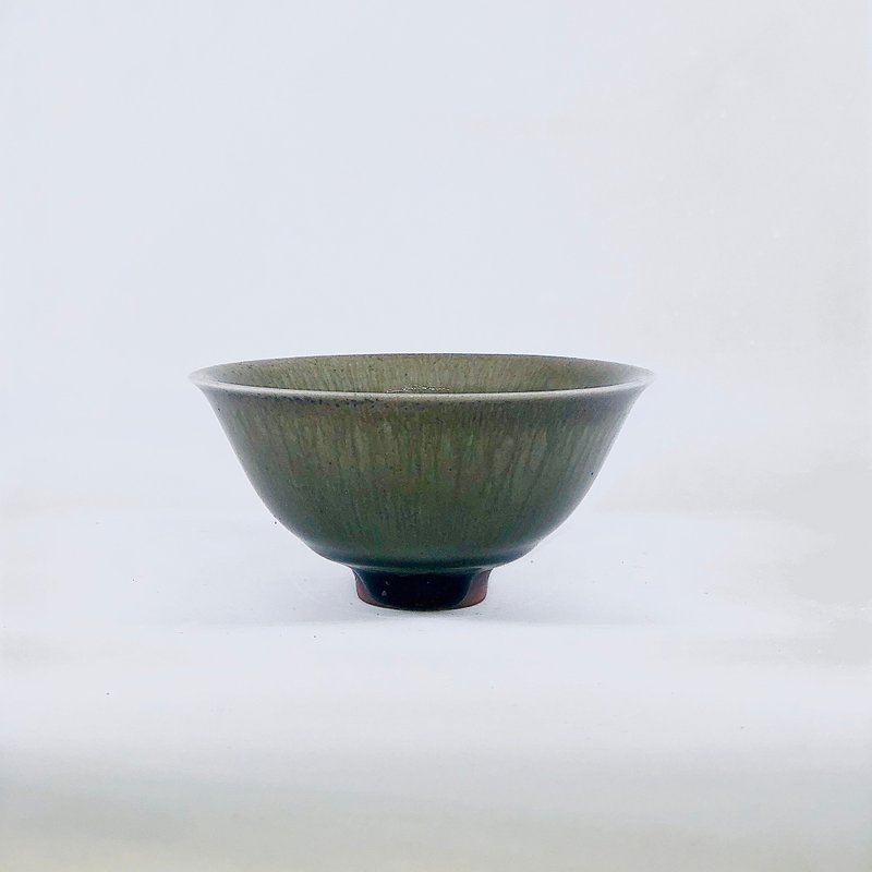 手作柴燒龍泉青瓷小茶碗LONG010 - 茶壺/茶杯/茶具 - 其他材質 