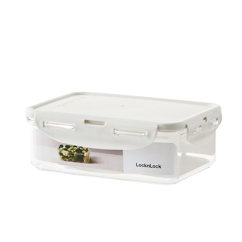 LOCK&LOCK pure fresh-keeping box/rectangular/light grey/750ml(LBF815M-01) - Lunch Boxes - Plastic 