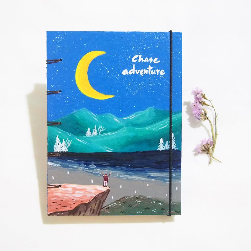 My Journey to My Dream. Notebook Handmadenotebook Diary 筆記本 journal - 筆記簿/手帳 - 紙 黑色
