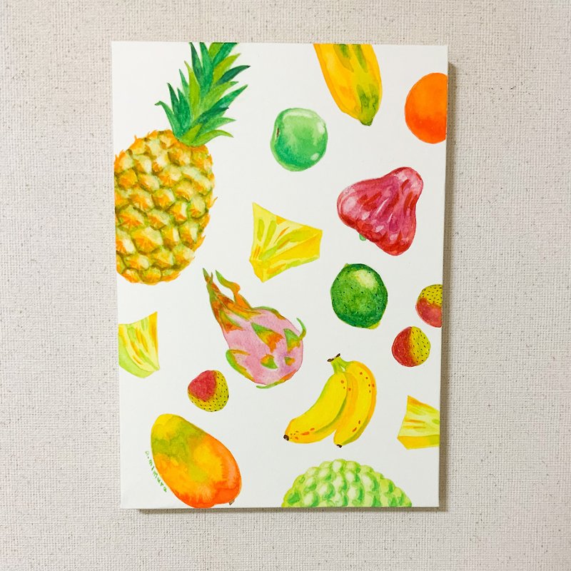 Watercolor fruit - Posters - Other Materials Multicolor