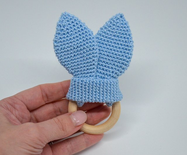 赤ちゃんの耳のかぎ針編みのパターンとビデオチュートリアル 赤ちゃんの最初のおもちゃ ショップ Crochetclubstore 編み物 刺繍 羊毛フェルト 裁縫 Pinkoi