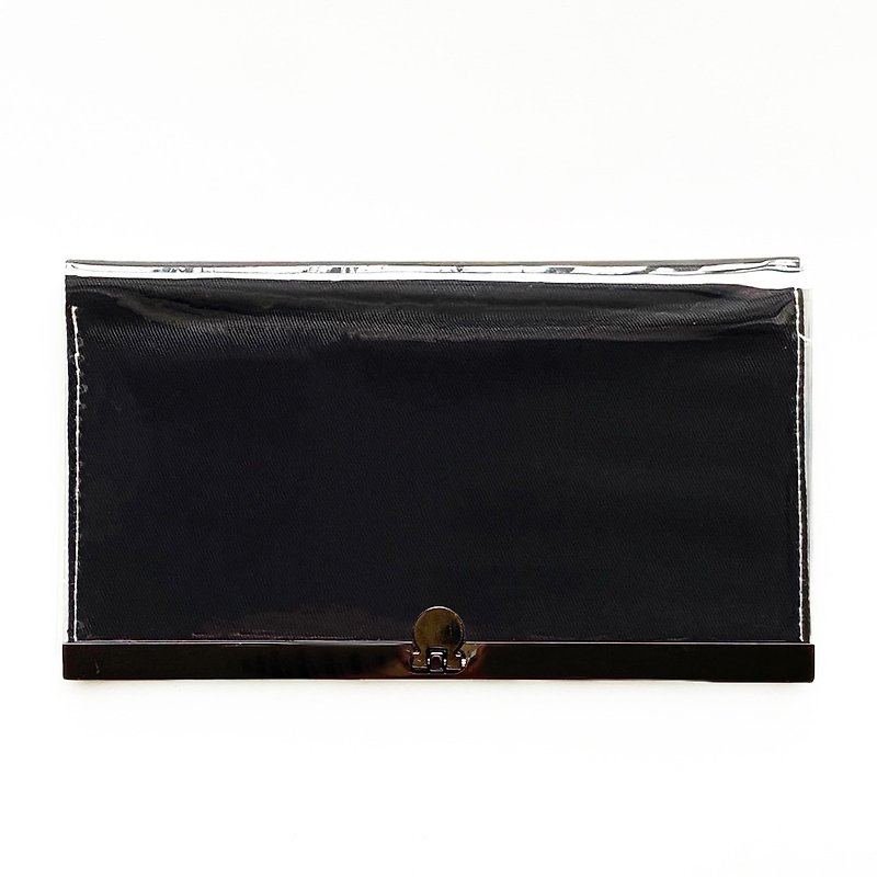 Tou・tou【Perspective purse】Black - กระเป๋าสตางค์ - วัสดุอื่นๆ สีดำ