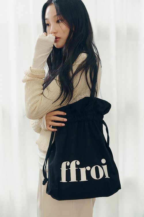 【ffroi】★送料・関税込★eco bag eco bag_black - Shop ffroi Handbags & Totes - Pinkoi