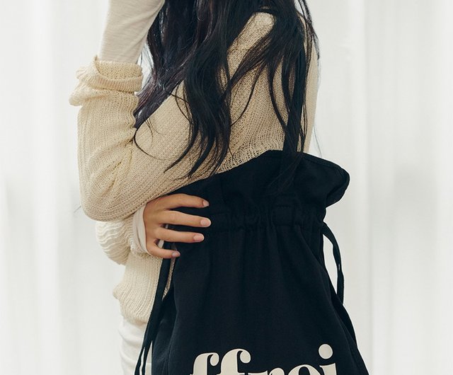 eco bag_black - Shop ffroi Handbags & Totes - Pinkoi