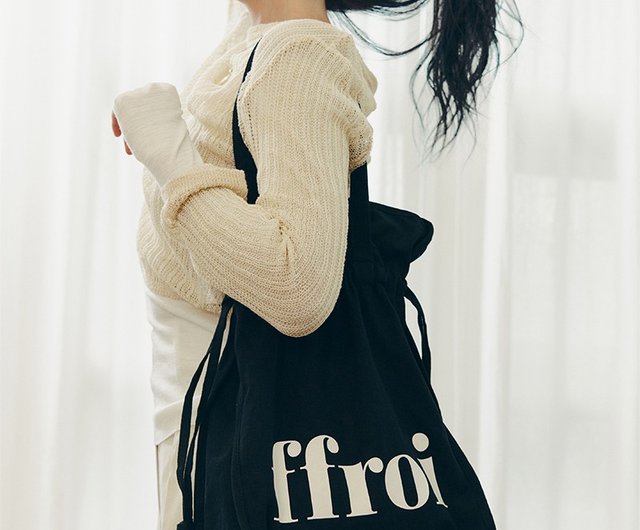 eco bag_black - Shop ffroi Handbags & Totes - Pinkoi
