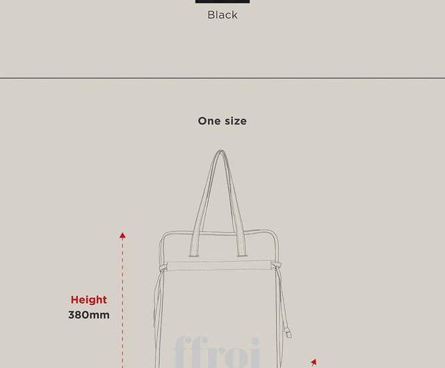 eco bag_black - Shop ffroi Handbags & Totes - Pinkoi