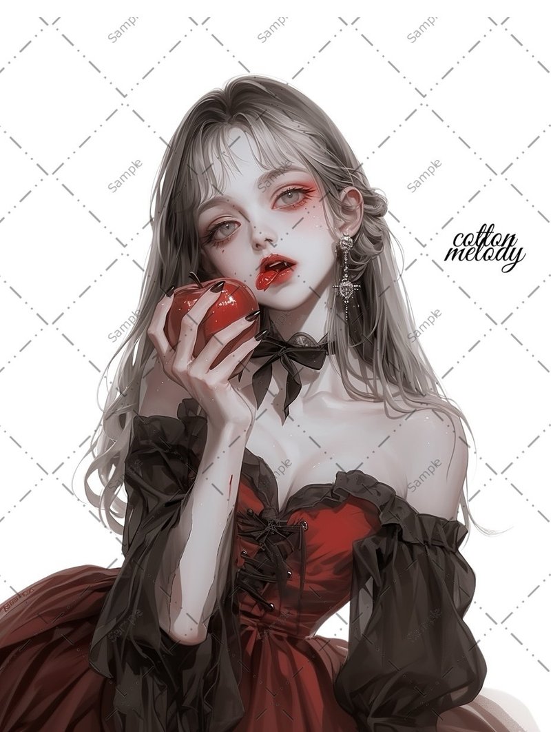 original sticker no.1400 人物ステッカー オリジナルステッカー 人物ステッカー 女の子ステッカー オリジナル人物ステッカー - 貼紙 - 紙 