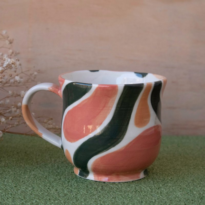 熱帶珊瑚胖胖杯 - 咖啡杯/馬克杯 - 陶 多色