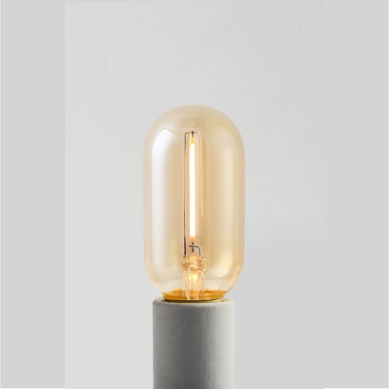 [Emberline T14 LED light bulb] Minimalist projectile 11cm - โคมไฟ - แก้ว สีใส