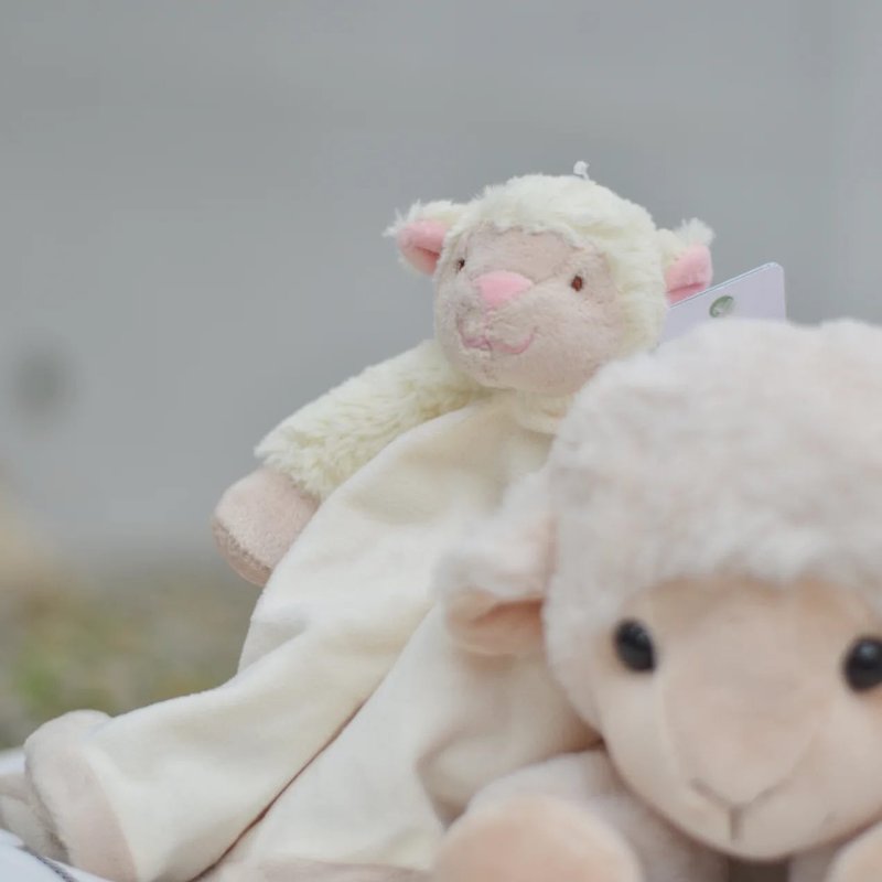 北歐 瑞典 Teddykompaniet 羊咩咩套組 - 寶寶/兒童玩具/玩偶 - 聚酯纖維 