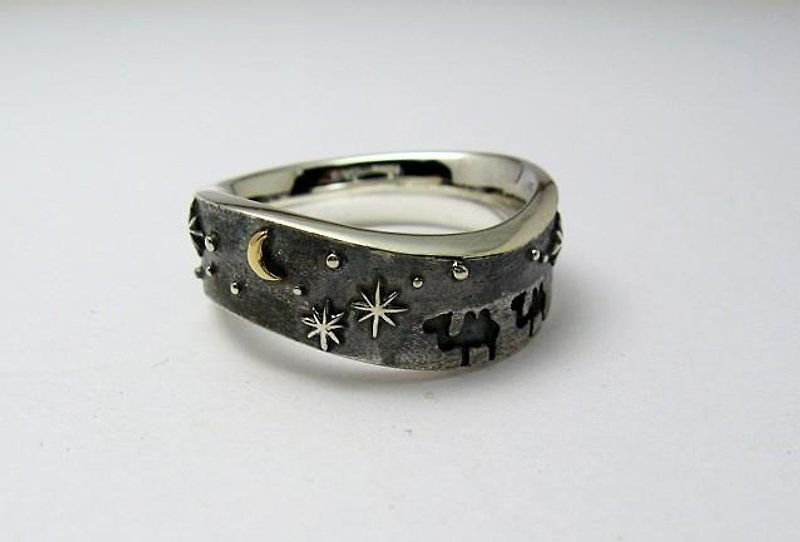 Moon Desert Silver Middle Ring - General Rings - Sterling Silver Silver