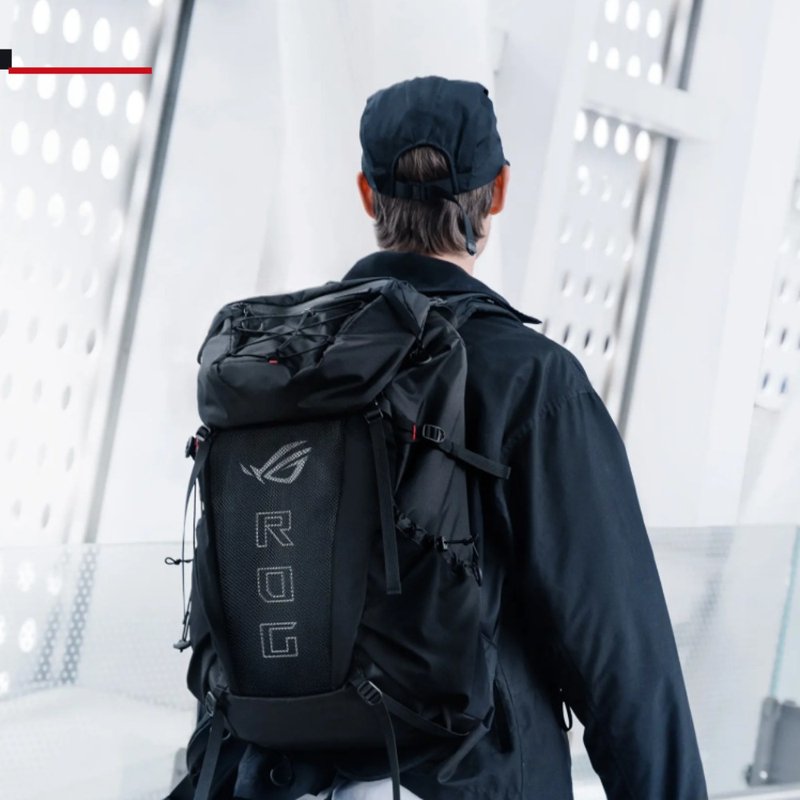 ASUS 華碩 ROG Archer ErgoAir 電競背包 - 電腦包/筆電包 - 其他材質 黑色