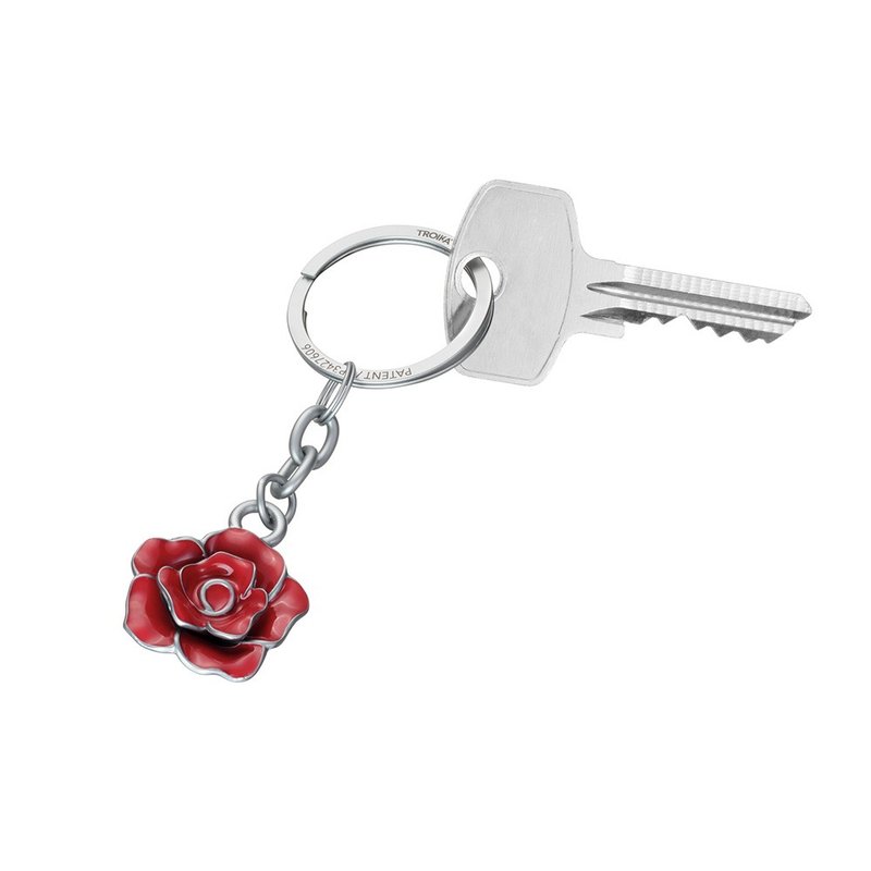 TROIKA 立體玫瑰鑰匙圈 (專利 NAIl GUARD快拆不傷手設計) - 鎖匙扣/鎖匙包 - 其他金屬 
