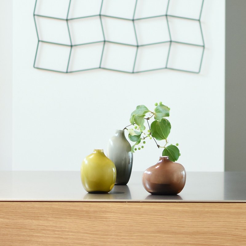 玻璃 花瓶/花器 多色 - 日本KINTO SACCO玻璃造型花瓶 / 共3款
