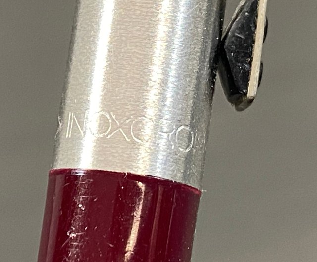 希少なINOXCROMヴィンテージボールペン、ブルーカラー、メタル