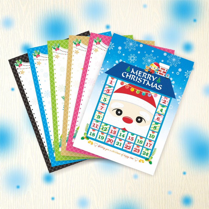 【台灣原創】 聖誕節 限定套組B 明信片 - 6款各1張 - 卡片/明信片 - 紙 