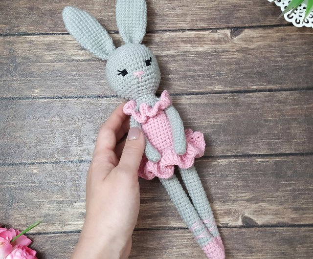 Crochet kit Amigurumi Ballerina Bunny DIY Stuffed Animal Toy Kit Crochet  Gift