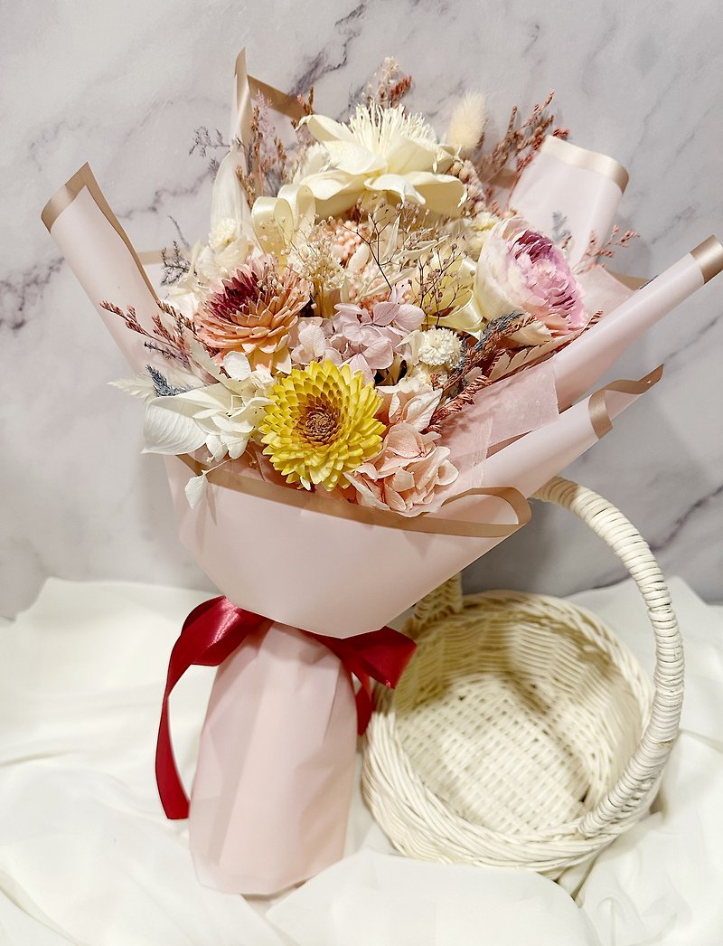 Sola Flower Sola Diffuser Bouquet/Graduation Bouquet/Confession Bouquet/Gentle Color Matching - Fragrances - Plants & Flowers Pink