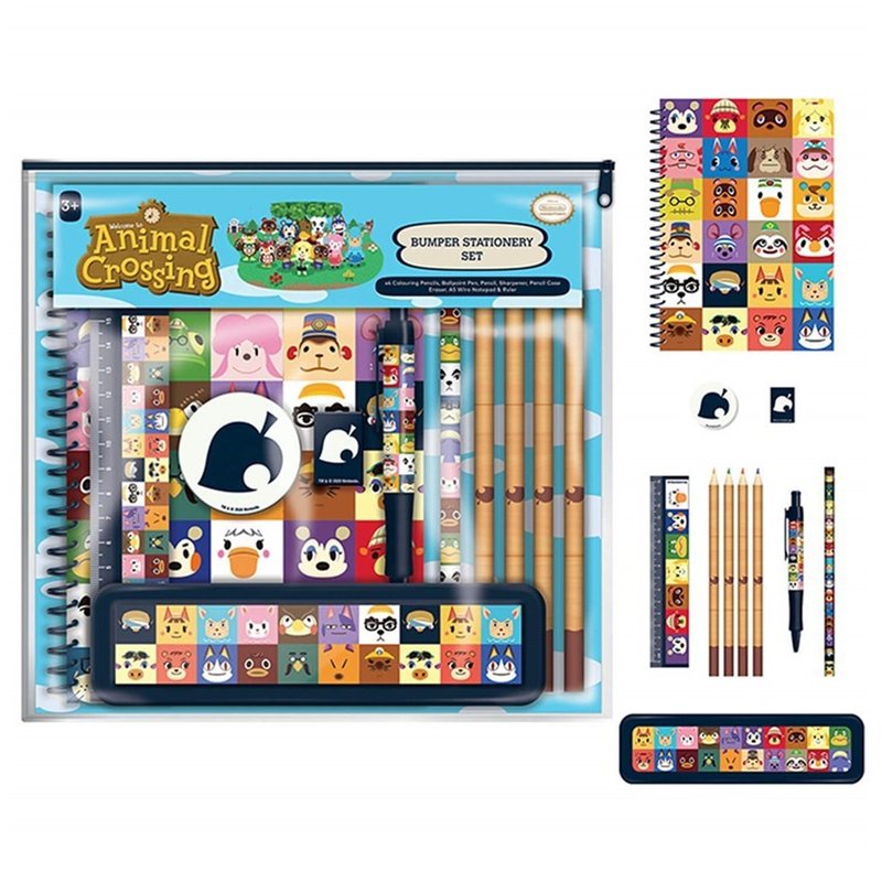 [Animal Crossing Friends Club] Animal Friends Pengpai Stationery Set - Other - Other Materials Multicolor