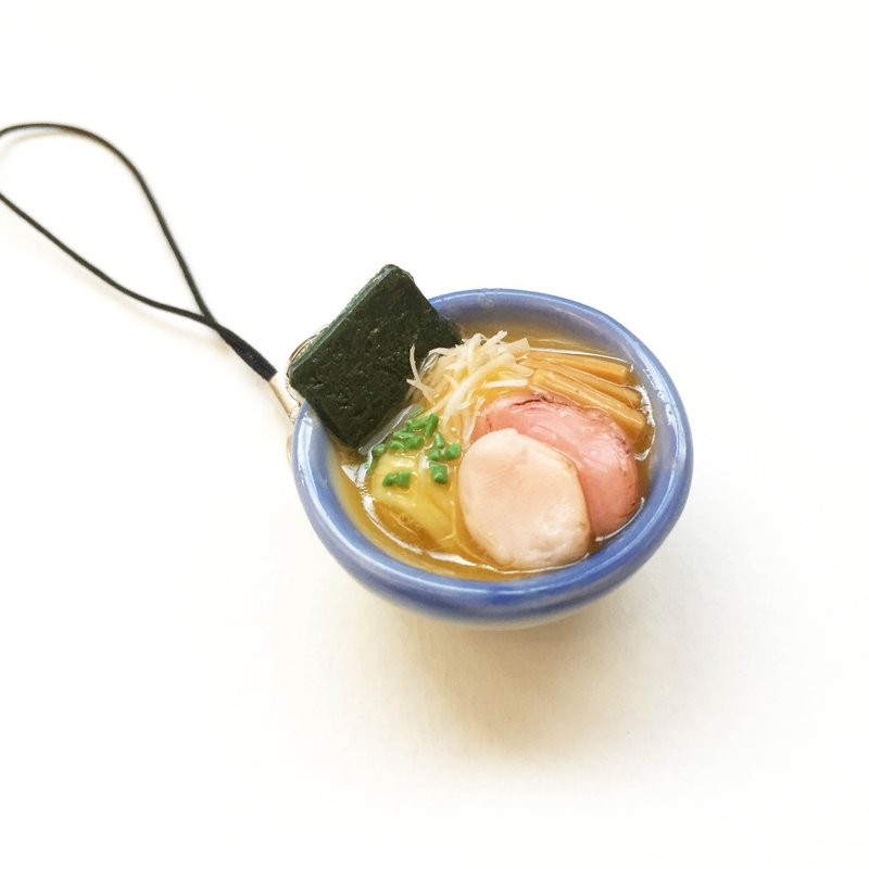 Ramen Keychain 44 - 鑰匙圈/鑰匙包 - 黏土 黃色