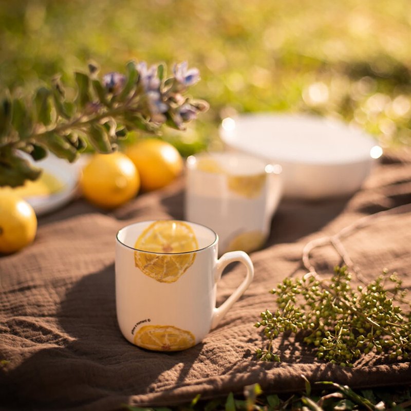 gift0001 Mug - Lemon - แก้ว - ดินเผา 