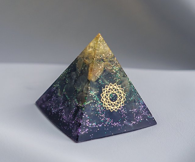  Orgone Pyramid for Positive Energy, Crystal Pyramid