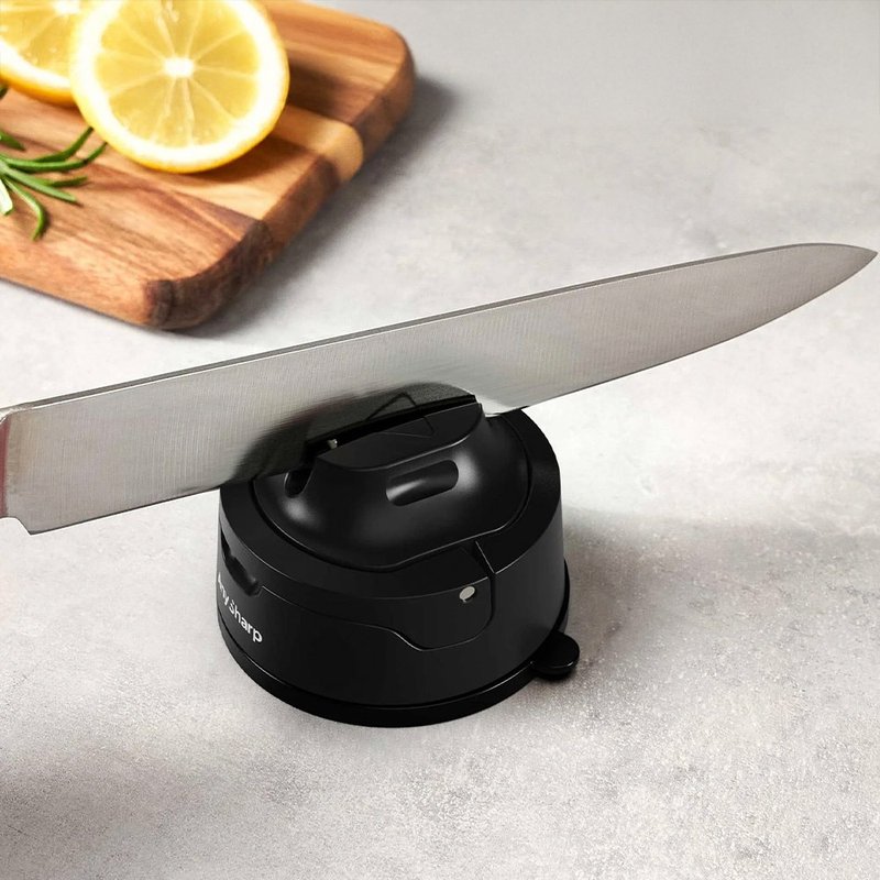 AnySharp 可集屑吸盤磨刀器【黑色】EVO - 菜刀/刀架 - 其他材質 黑色