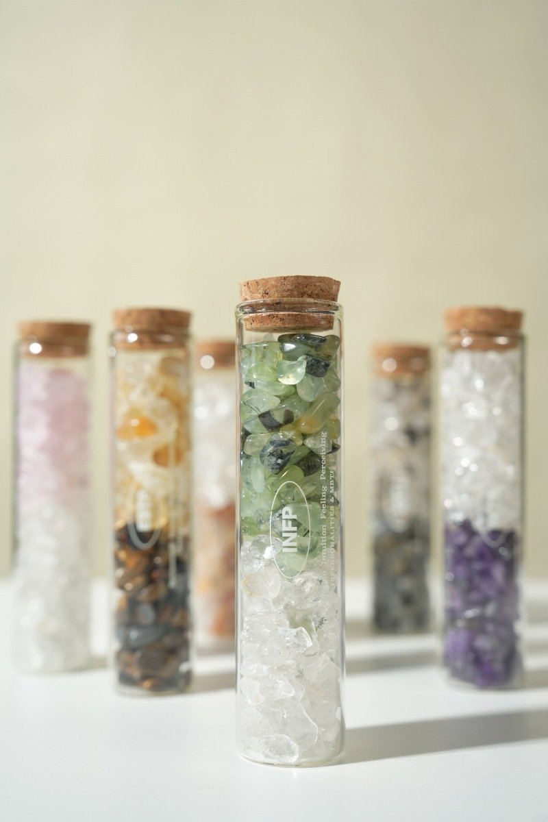 Type 16 Personality Crystal Wishing Bottle - ของวางตกแต่ง - แก้ว หลากหลายสี