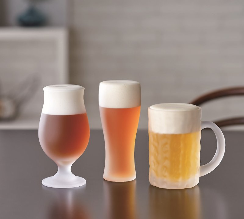 foaming beer glass gift box - Cups - Glass Transparent