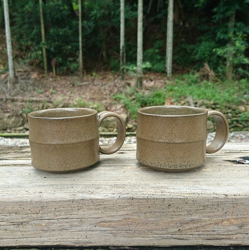 【添興窯】竹碳陶系列_B.C.馬克杯 - 咖啡杯/馬克杯 - 陶 