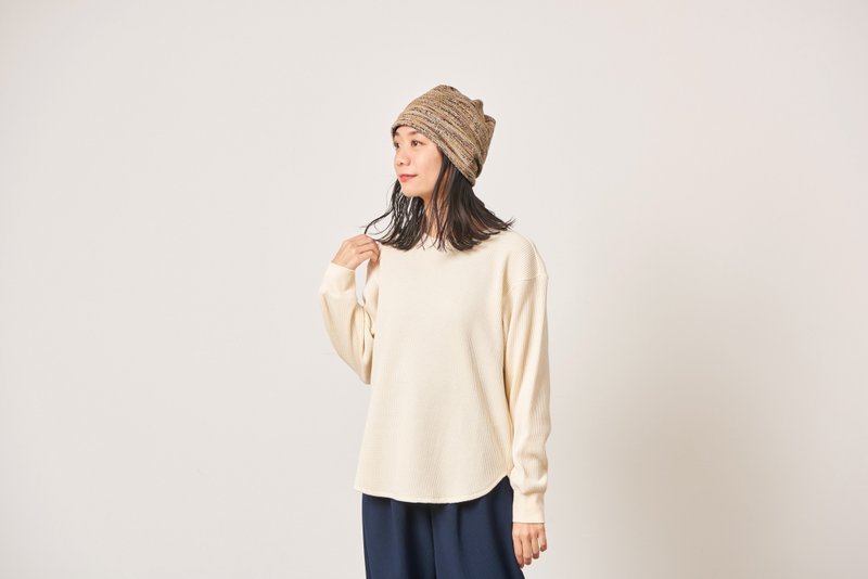 CHARM Seal ミックスカラー デザインワッチ #KJ - 帽子 - 聚酯纖維 咖啡色