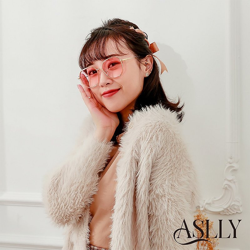 ASLLY mirror playful candy gradient sunglasses - Sunglasses - Other Materials Pink