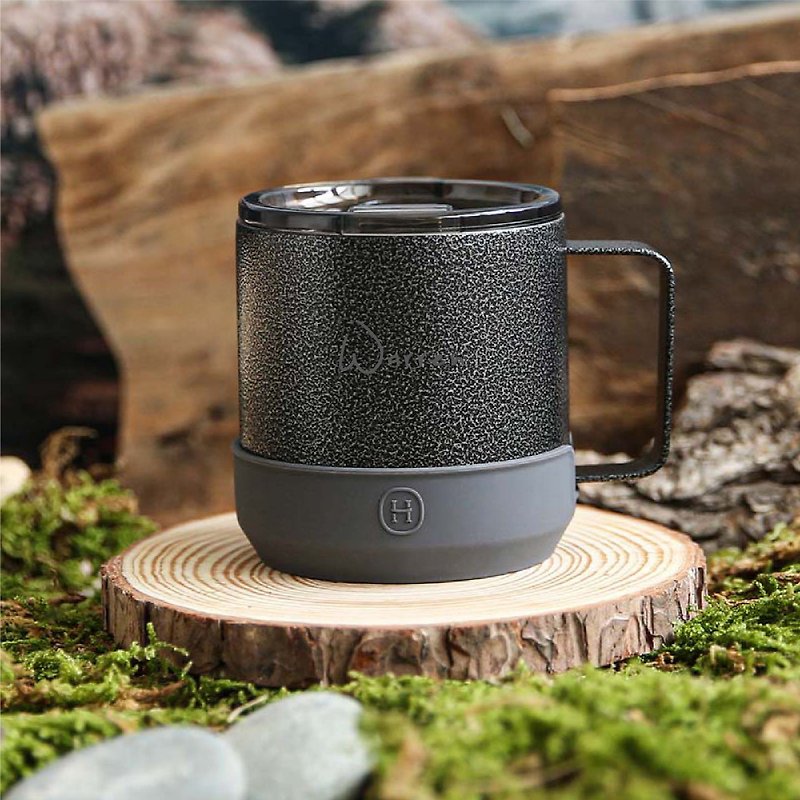 [Customized Gift] HYDY Camping Cup + Customized English Name - Iron Gray - Camping Gear & Picnic Sets - Stainless Steel 