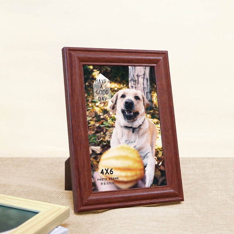 Ching Ching X Simple Life Series PA-454 4X6 Original Wooden Narrow Photo Frame - Picture Frames - Wood 