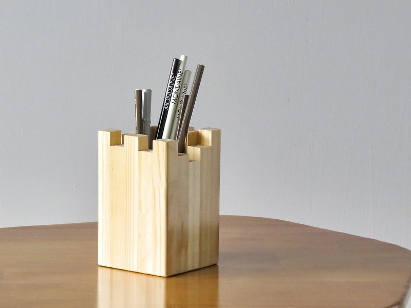 HO MOOD  Skyline Series - Urban Pen - กล่องใส่ปากกา - ไม้ สีนำ้ตาล
