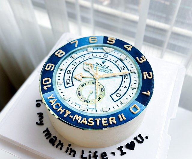 Watch face cake Topper edible Icing sheet or Wafer paper