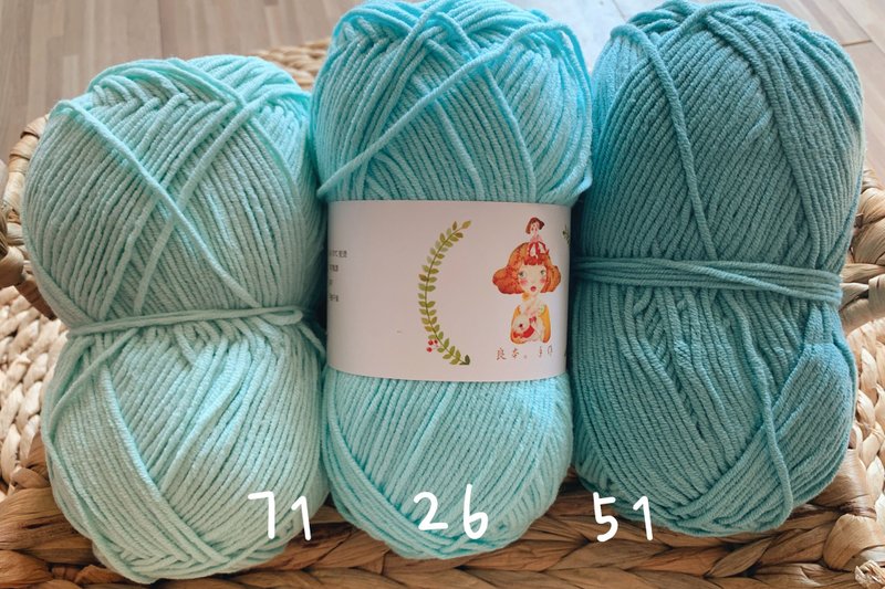 Pure cotton yarn hand crocheted yarn note color number - อื่นๆ - ผ้าฝ้าย/ผ้าลินิน 