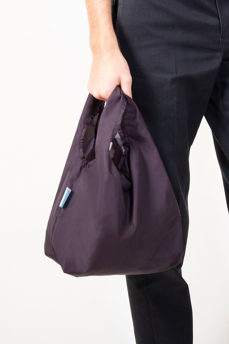 British Kind Bag-Environmental Storage Shopping Bag-Small-Space Black - กระเป๋าถือ - วัสดุกันนำ้ สีดำ
