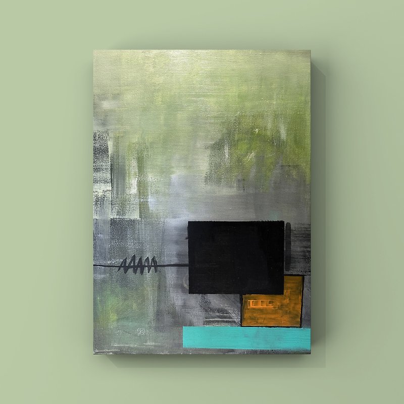 Jungle Signal—Abstract Painting/ Acrylic Painting/Home Decoration/Hanging Picture - Posters - Acrylic 
