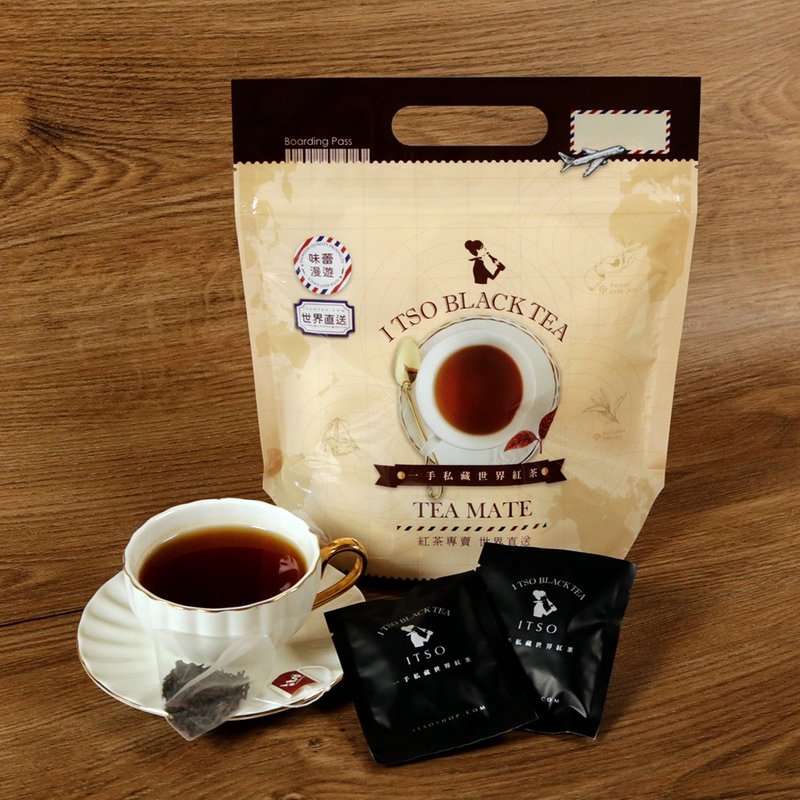 New Edition | Classic Comprehensive World Black Tea Bags 30 pieces/bag for New Year gifts - ชา - อาหารสด สีแดง