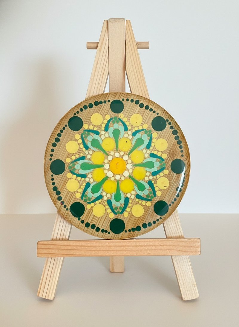 點點曼陀羅 隨身小圓鏡 鏡子 交換禮物 - 彩妝刷具/鏡子/梳子 - 其他材質 