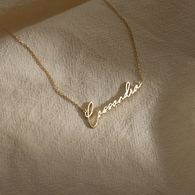 Custom Name Necklace,Personalized Necklace,Personalized Jewelry,Christmas Gifts - สร้อยคอ - เงิน สีทอง
