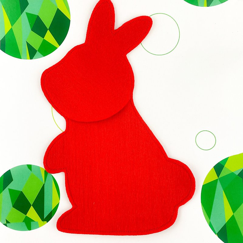Extra Big Year of the Rabbit Red Packet Jade Rabbit Heralds the Spring - Chinese New Year - Polyester Red